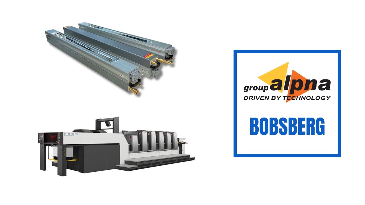 Alpna Retrofit UV Curing System Installed on brand new Komori GL-537 LX Offset || UV Curing System