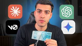 YouTube thumbnail: Não rasgue dinheiro: Qual é a melhor IA para programadores?