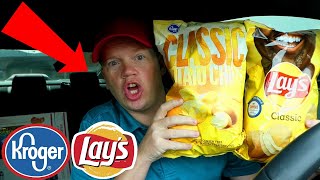 Lay's Classic Chips vs Kroger Classic Chips (Reed Reviews)