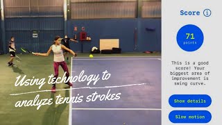 Using technology to analyze tennis strokes
