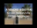 Tunisie djerba a vendre charmante maison meuble equipe grand confort