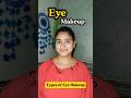 Different types of eye makeup #eyemakeup #makeup #howto #ytshorts
