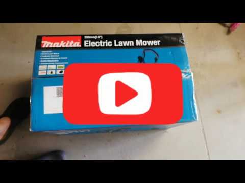 Unboxing Makita ELM3320 lawn mower