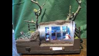 ANDERSON AIR RAID SHELTER SCHOOL PROJECT WW2 MODEL by METAMORPHICWONDERS