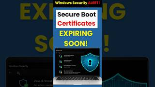 Secure Boot Certificates Expiring Soon – Act Fast! #shorts