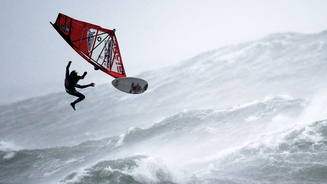 windsurfing in extreme hurricane conditions red bull storm chase