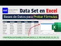 Cómo Crear (Data Sets) o Bases de Datos de Muestra para probar las Fórmulas de Excel