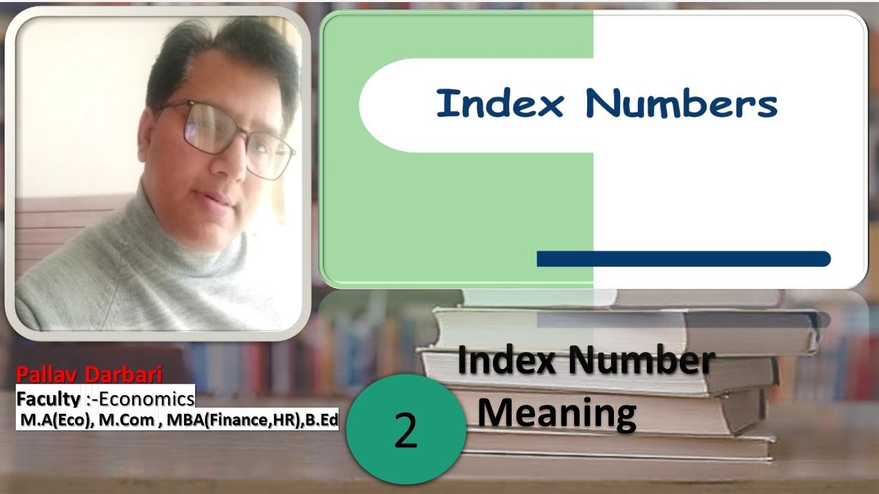 Meaning of Index Number| Index Number| Statistics| Class11| 