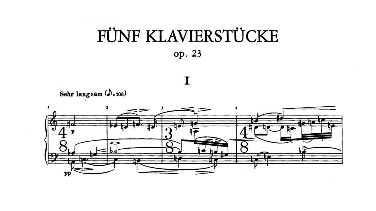 Schoenberg: Five Piano Pieces, Op. 23 (Jean Louis Steuerman)