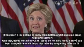 Full Học tiếng anh qua bài phát biểu của bà Hillary Clinton sau thất cử Guide