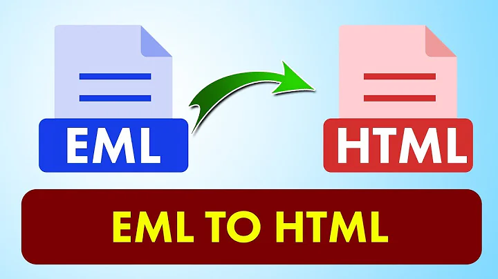 EML to HTML | Batch Convert EML Files to HTML Files in One Go | How to Video