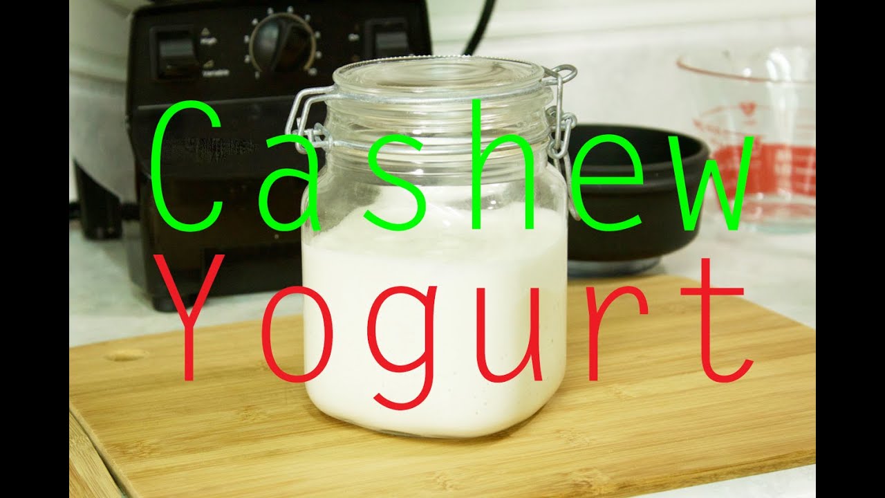 How to Make Cashew Yogurt Vegan, Glutenfree (Subtitled) YouTube