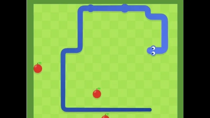 Google Snake Speedrun Classic Mode Slow 3 Apples Standard Run #1