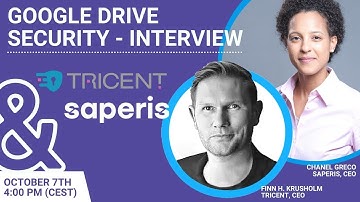 Google Drive Security - Interview with Finn H. Krusholm from Tricent 🔐