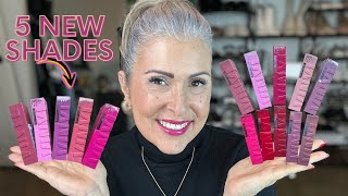 5 New Dazzling Shades of Maybelline ColorStay Vinyl Ink Lipstick for the Mature Woman