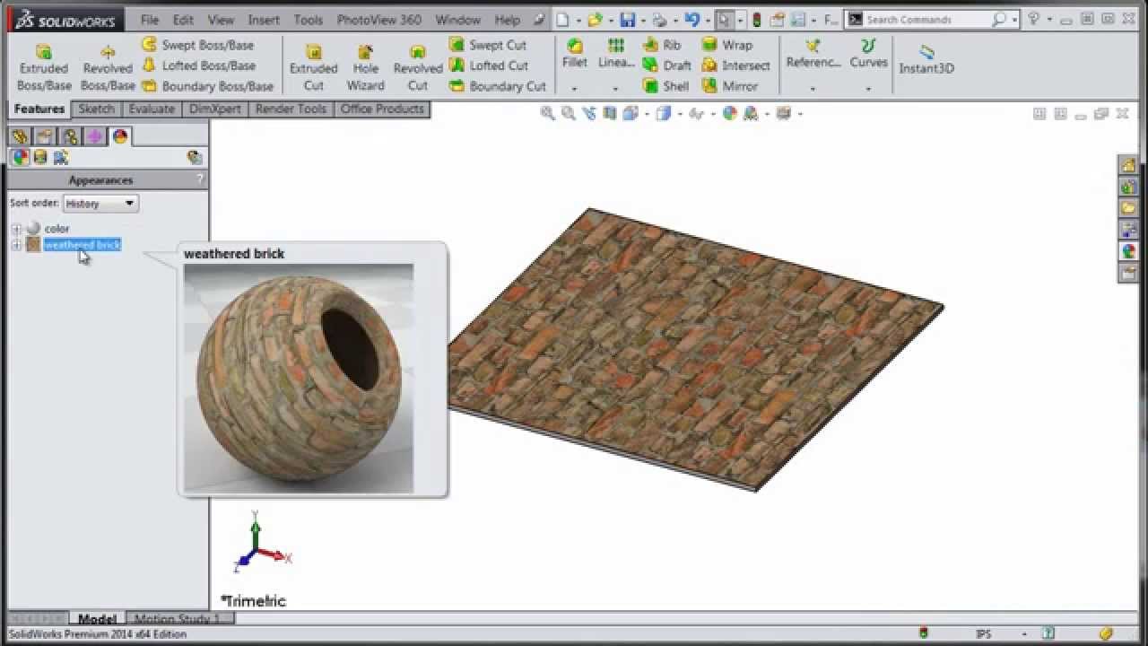 how to download free textures for solidworks