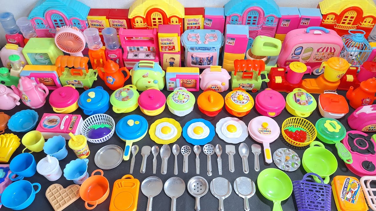 7 Minutes Oddly Satisfying With Unboxing Hello Kitty Sanrio Kitchen Set | Steel House Kitchen Sets