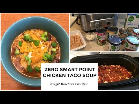 weight-watchers-freestyle-|-zero-point-ground-chicken-taco-soup