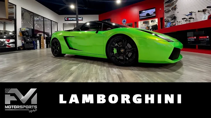 LAMBORGHINI GALLARDO WRAPPED IN KELLY GREEN | VINY...