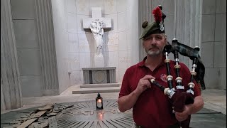 Memorial Day 2023 France Hartmannsweilerkopf WW1, Dudelsackspieler Martin Hasenfraz, Rent a Piper 🤗