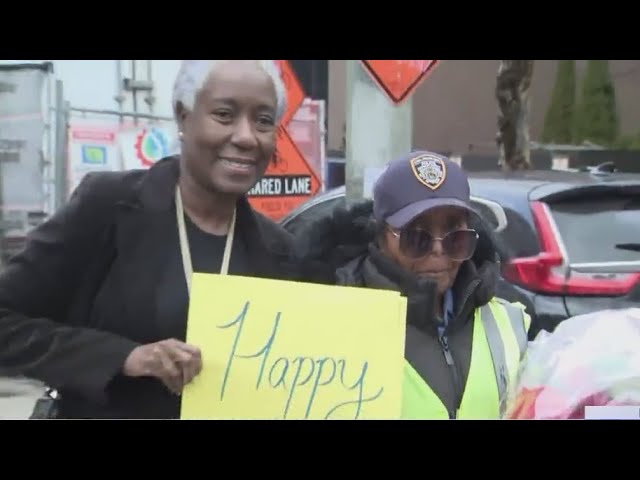Beloved Crossing Guard Honored On 90th Birthday