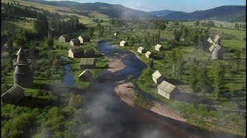 Valley river - 3D camera tracking PFTrack VFX breakdown