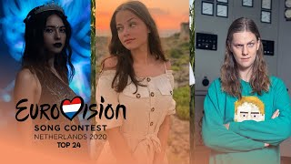Eurovision 2020 - Top 24 (+🇧🇾🇭🇷🇪🇪🇩🇪🇬🇷🇮🇸🇲🇩🇵🇱🇷🇴🇷🇸🇸🇮🇺🇦🇬🇧)