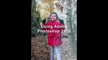 How to Add Snow Effect Adobe Photoshop 2020 Tutorial