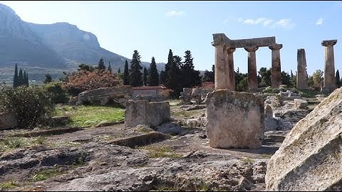 A Tour of Ancient Corinth highlighting Paul