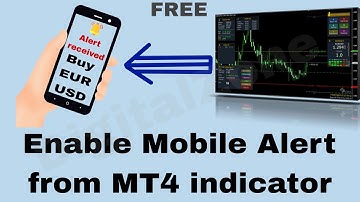 How to Send MT4 Indicator Alerts to Your Mobile Phone