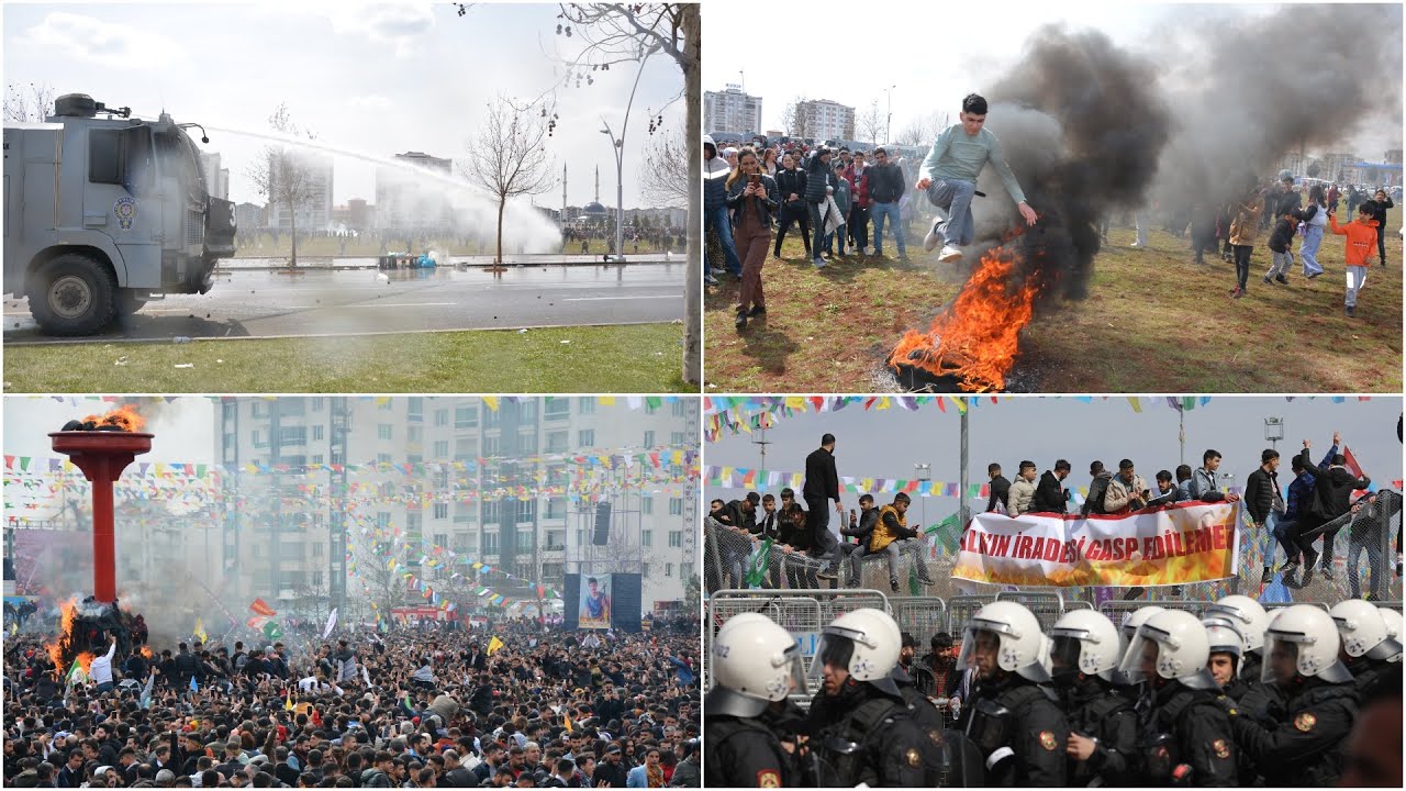 DİYARBAKIR NEWROZU: POLİS SALDIRDI, HALK DİRENDİ