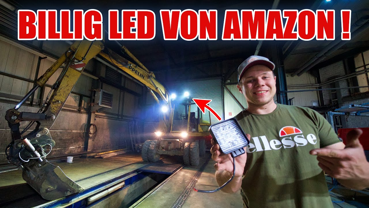 New PIMP MY BAGGER 🚧 👷🏻♂️ - LED Scheinwerfer von Amazon für unter 70 EURO 🤓🤭 | ItsMarvin