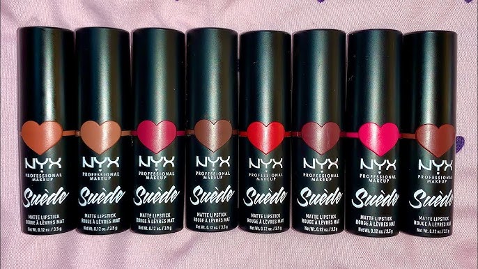 New Nyx Suede Matte Lipstick Review! 24 Shades?? - Youtube