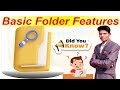 Basic Folder Features in Hindi|| Did You Know||
