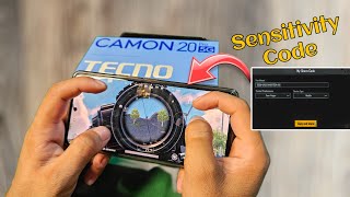 Tecno Camon 20 Pro Sensitivity Settings BGMI 2.7 |Pubg 2.7