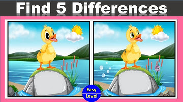 Only Genius Can Spot 5 Differences in 15 Seconds! 🧠 | Visual Challenge Game #FunQuiz #BrainGames
