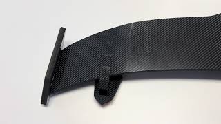 CONVOY Hyundai Genesis Coupe Trunk Wing Spoiler Ver.3 [Partial CF Wrap]