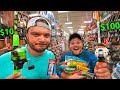 1v1 CHEAP vs EXPENSIVE Gas Station BUDGET Fishing Challenge!! (winner takes all!!)