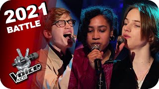 Video thumbnail of "Tate McRae - You Broke Me First (Egon/Johanna/Arthur) | The Voice Kids 2021 | Battles"