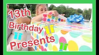 WHAT PRESENTS 🎁 DID KATIE GET FOR HER 13TH🎈BIRTHDAY? | Flippin' Katie