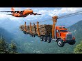Inside Extreme Log Handling From Forest Floor to Transport (Full Process)