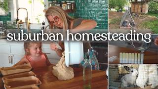 From-scratch Spring Day | Batch Baking, Homemade Skincare, Garden + Small Homesteading