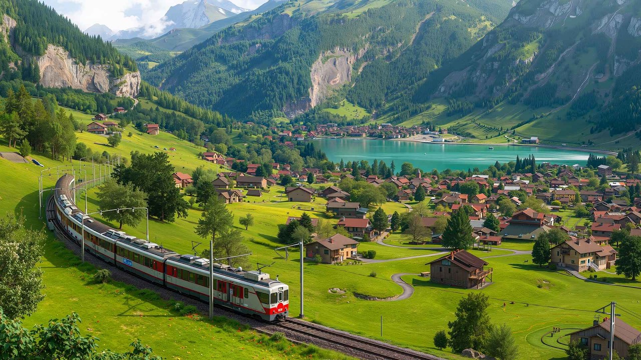 🌅 Calming Flute Melodies | Nature Sounds & Valley Sunset Views for Deep Healing