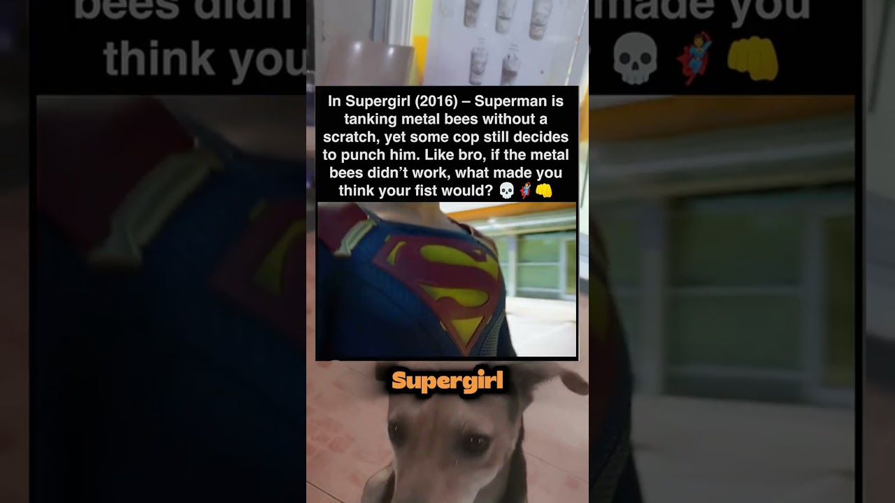 Cop still decides to punch Superman