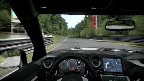 NFS: Shift Nissan GT-R R35 Cockpit View at Nurburgring Nordschleife.