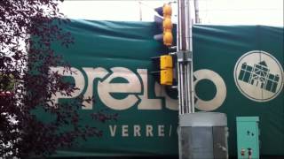 Idiot Semi Destroys Traffic Light