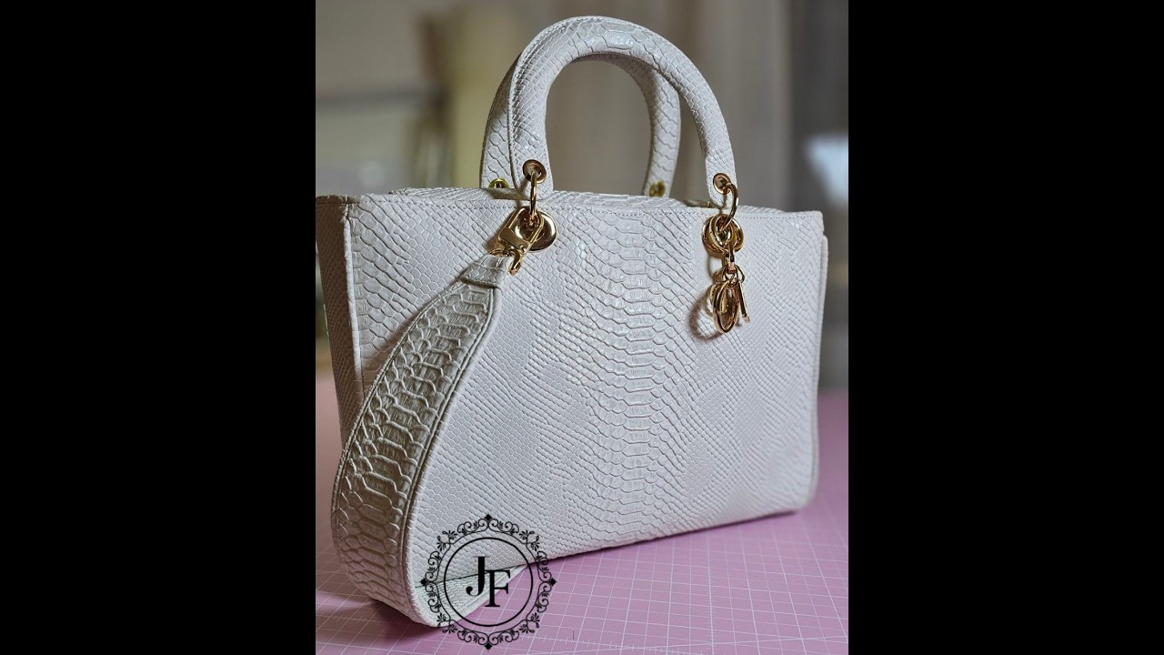 Урок 6. Создаём элегантный шоппер в стиле Lady Dior | Прямой эфир