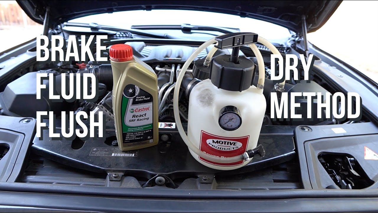 Bleeding Brake Fluid Using the Dry Method BMW F10 M5 YouTube