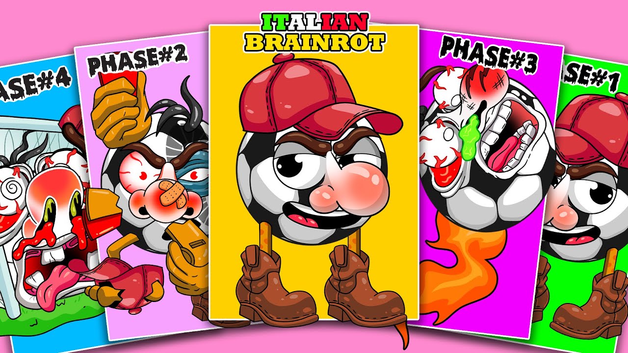 ITALIAN BRAINROT Alessioooooooo Phases 1vs2vs3vs4😱Brainrot Sticker Book |  Paper DIY [4K Video]