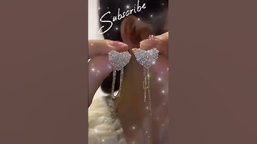 So Beautiful ❤️ Korean Earrings Design 😍🔥#shorts#trending #viral